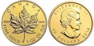 Canadian Gold Maple Leaf